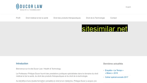 ducor-law.ch alternative sites