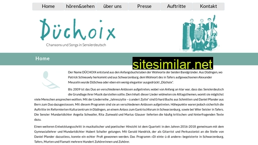 duechoix.ch alternative sites