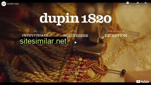 Dupin1820 similar sites