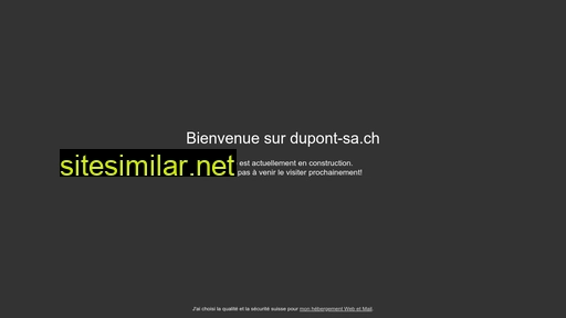 dupont-sa.ch alternative sites
