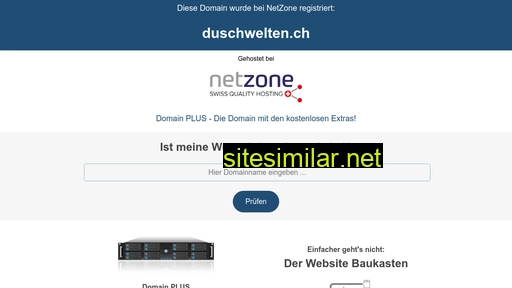 duschwelten.ch alternative sites