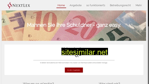 easymahnung.ch alternative sites
