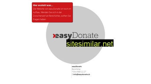 easy-donate.ch alternative sites