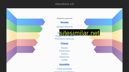ebockers.ch alternative sites