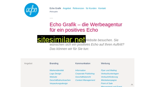 echo-grafik.ch alternative sites