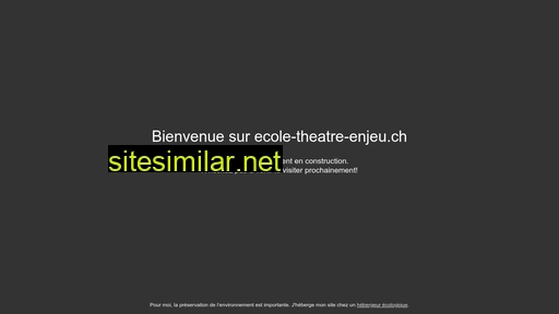 Ecole-theatre-enjeu similar sites
