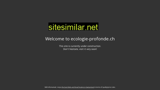 ecologie-profonde.ch alternative sites