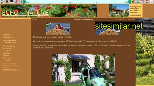 ecologique.ch alternative sites