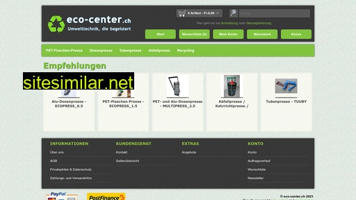 eco-center.ch alternative sites