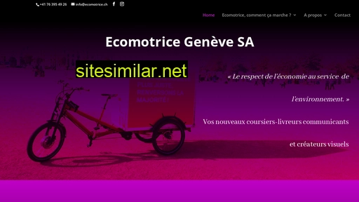 eco-motrice.ch alternative sites