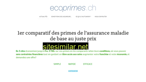 ecoprimes.ch alternative sites