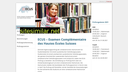 ecus-edu.ch alternative sites