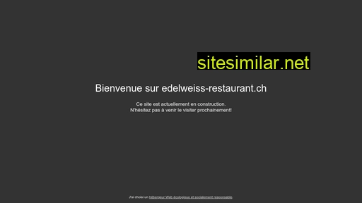 edelweiss-restaurant.ch alternative sites