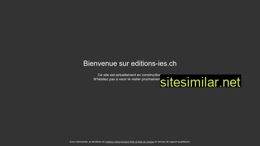 editions-ies.ch alternative sites