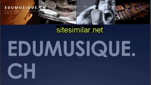 edumusique.ch alternative sites