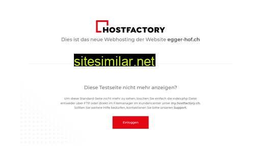 egger-hof.ch alternative sites