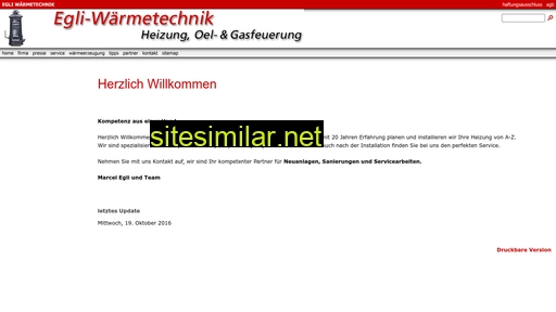 egli-waermetechnik.ch alternative sites