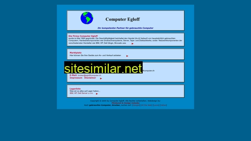 egloffcomputer.ch alternative sites