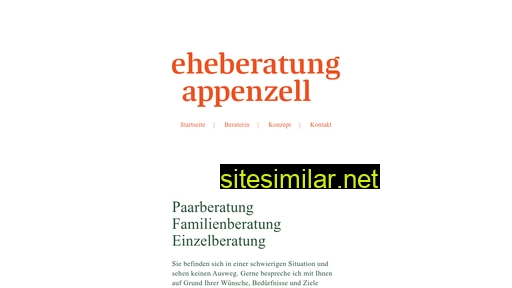 eheberatung-appenzell.ch alternative sites