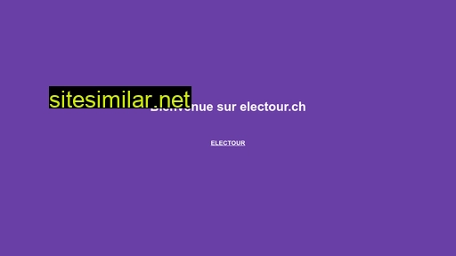 electour.ch alternative sites