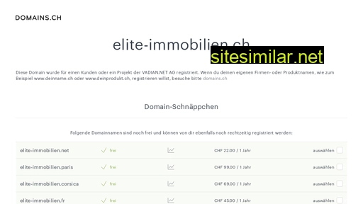 elite-immobilien.ch alternative sites