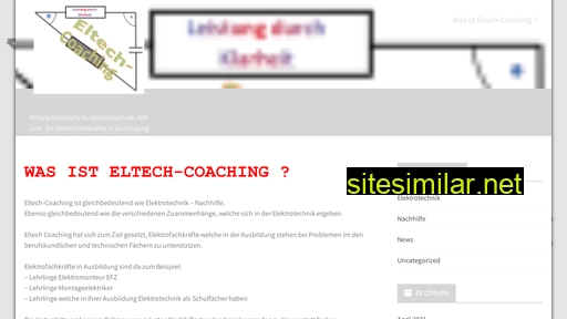 eltech-coaching.ch alternative sites