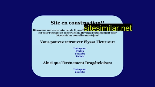 elyssafleur.ch alternative sites