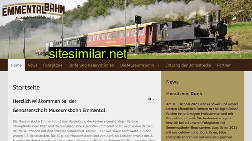 emmentalbahn.ch alternative sites