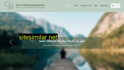 empfindungssprache.ch alternative sites
