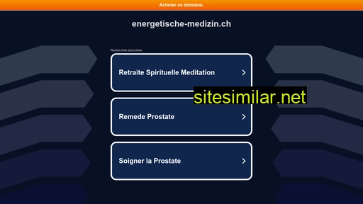 energetische-medizin.ch alternative sites