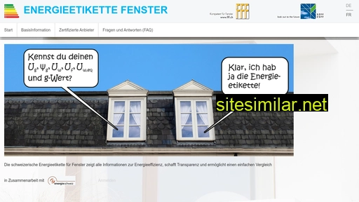 energieetikette-fenster.ch alternative sites