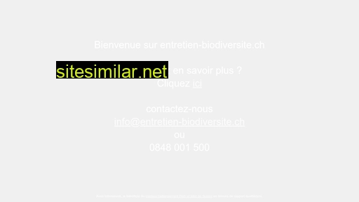 entretien-biodiversite.ch alternative sites