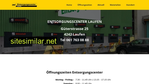 entsorgungscenter-laufen.ch alternative sites