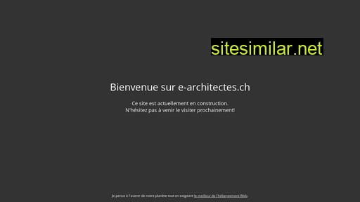 e-architectes.ch alternative sites