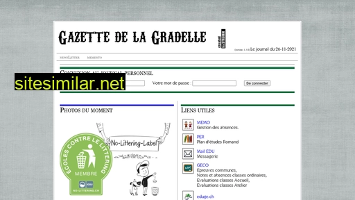e-gradelle.ch alternative sites