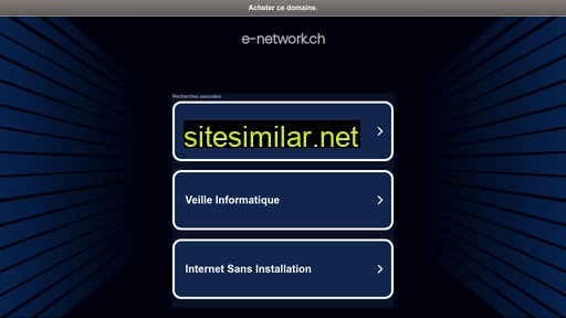 e-network.ch alternative sites