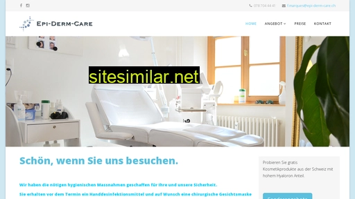 epi-derm-care.ch alternative sites