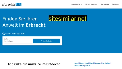 erbrechtsinfo.ch alternative sites