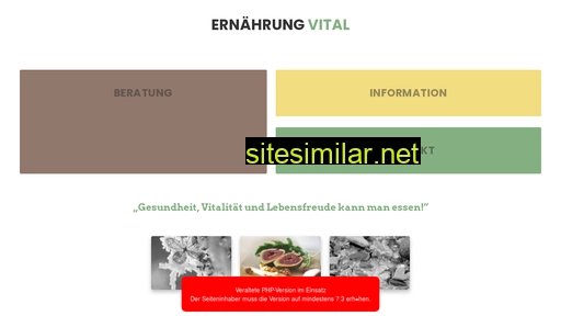ernaehrungvital.ch alternative sites