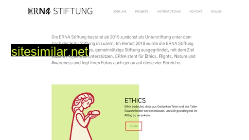 erna-stiftung.ch alternative sites