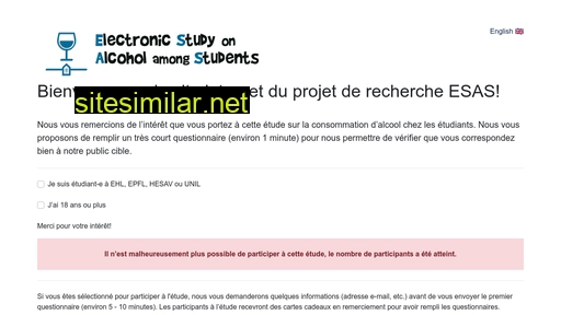 esas-study.ch alternative sites