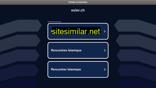 esler.ch alternative sites