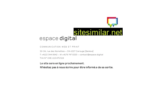 espacedigital.ch alternative sites