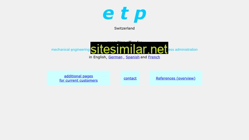 etpswiss.ch alternative sites