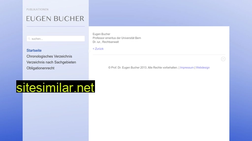 eugenbucher.ch alternative sites