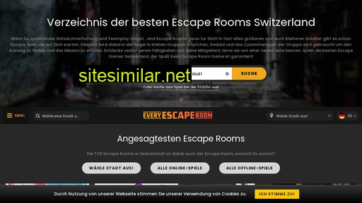Everyescaperoom similar sites