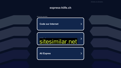 express-hilfe.ch alternative sites