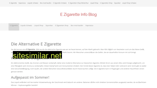 ezigarette-ratgeber.ch alternative sites