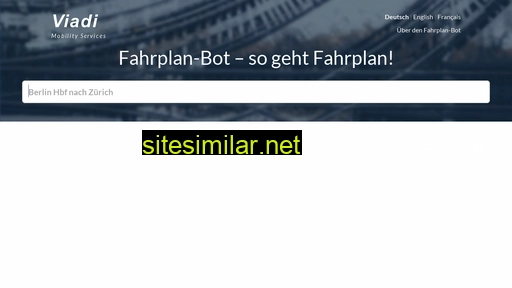 Fahrplan-bot similar sites