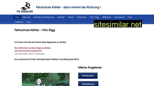 fahrschule-koehler.ch alternative sites